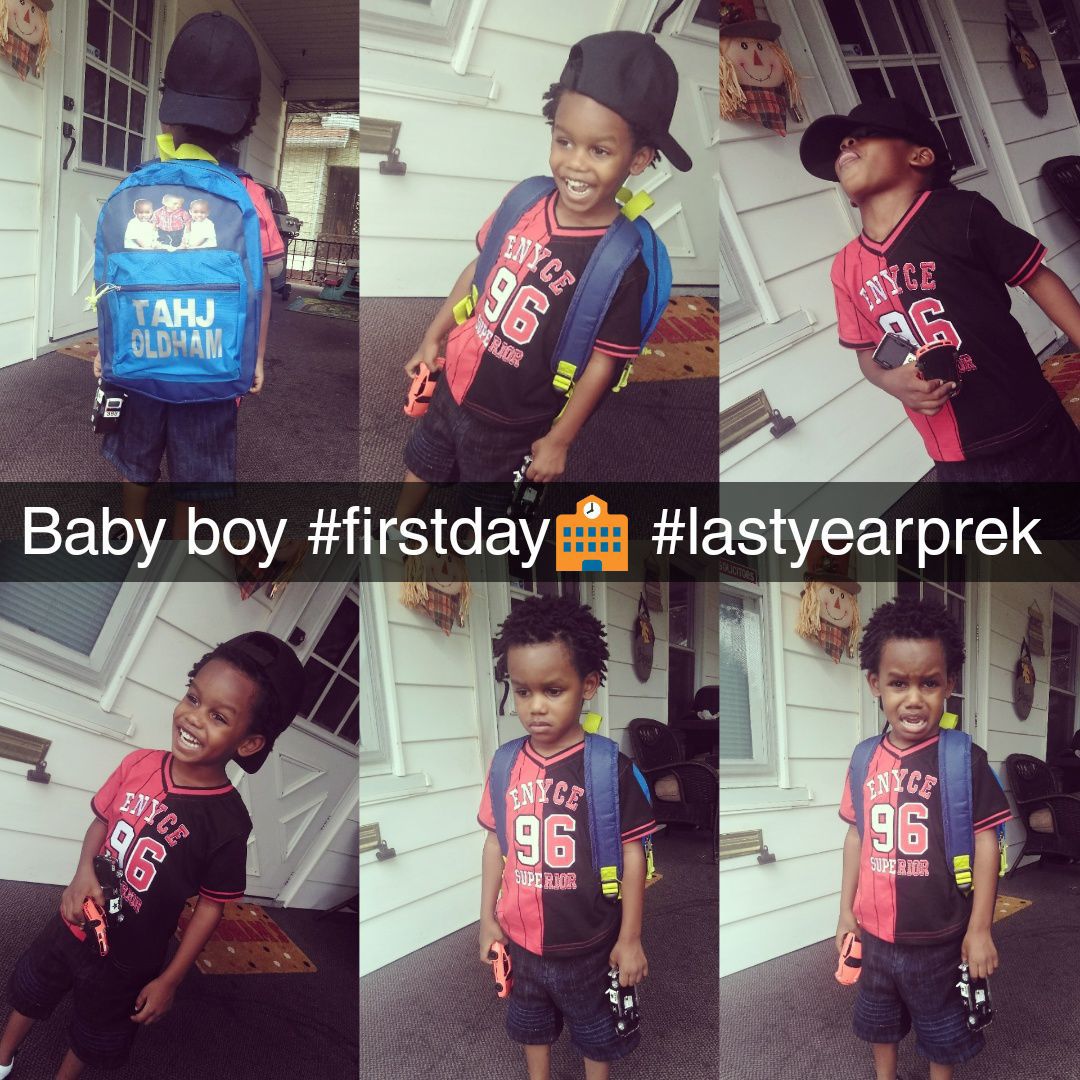 Tahj's first day